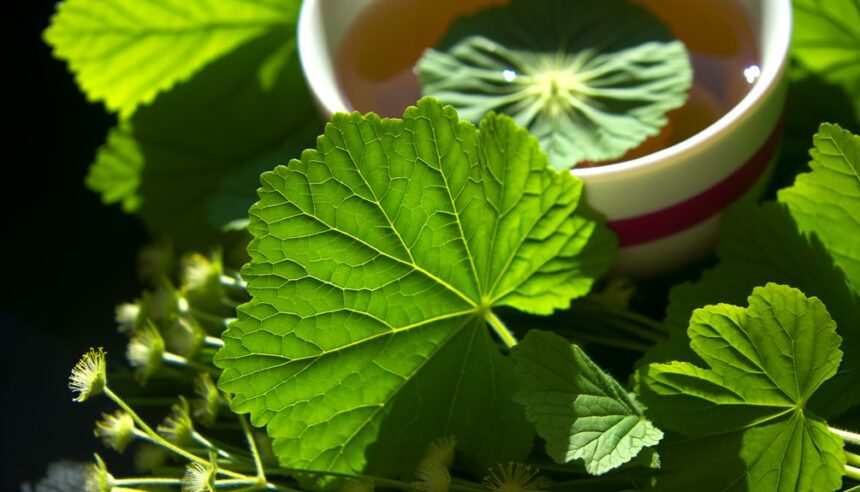 mallow leaves contain no caffeine